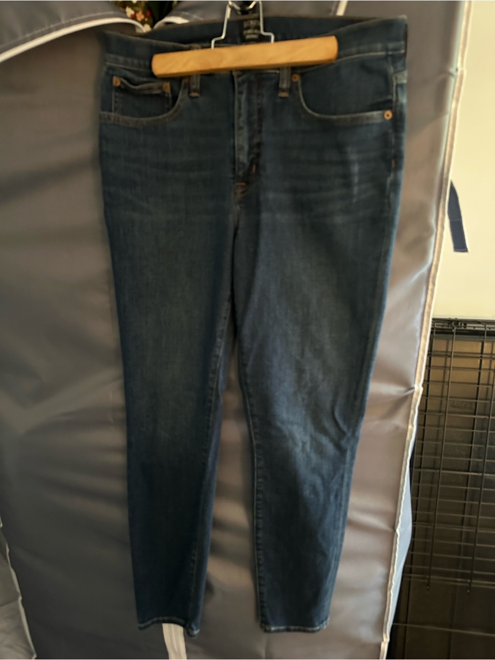 J.Crew Dark Blue Mid-Rise Skinny Jeans